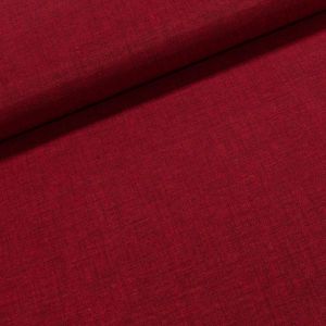 Směsové plátno EDGAR 35 červený melír, š.140cm (látka v metráži)