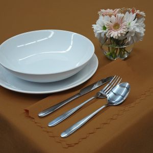 Nešpinivý / teflonový látkový ubrus UNI 0362 HOŘČICOVÁ, (více rozměrů)