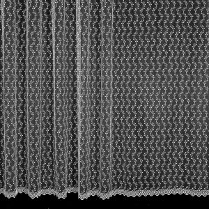 Tylová záclona BR81337 vyšívané větvičky, bílá (více výšek, v metráži)