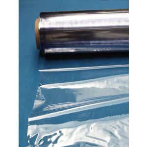 Ubrus PVC průhledný 0009, bez vzoru, š.130cm, role 50m