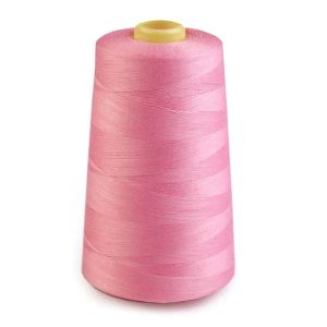 Univerzální poylesterová oděvní nit NTF pro overlocky/průmyslové/klasické šicí stroje, 550 růžová, návin 5000yd (4572m)