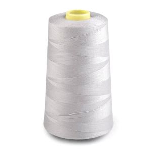 Univerzální poylesterová oděvní nit NTF pro overlocky/průmyslové/klasické šicí stroje, 725 světle šedá, návin 5000yd (4572m)