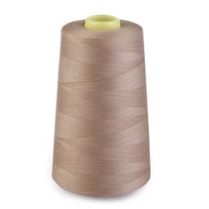 Univerzální poylesterová oděvní nit NTF pro overlocky/průmyslové/klasické šicí stroje, 870 šedo-béžová, návin 5000yd (4572m)