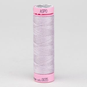 Univerzální šicí nit Amann ASPO 120 polyesterová, světle starofialová 0035, návin 100m 