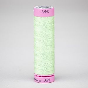 Univerzální šicí nit Amann ASPO 120 polyesterová, světle zelená 0091, návin 100m 