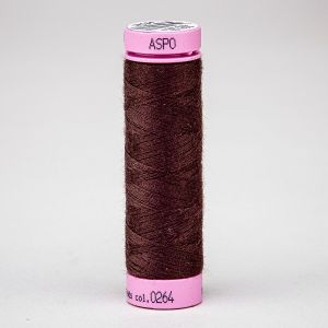 Univerzální šicí nit Amann ASPO 120 polyesterová, hnědá 0264, návin 100m 