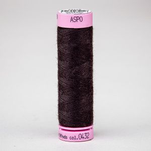 Univerzální šicí nit Amann ASPO 120 polyesterová, tmavě hnědá 0432, návin 100m 