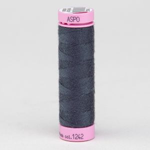Univerzální šicí nit Amann ASPO 120 polyesterová, temná šedá 1242, návin 100m 