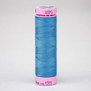 Univerzální šicí nit Amann ASPO 120 polyesterová, modrá 1315, návin 100m 