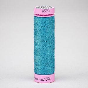 Univerzální šicí nit Amann ASPO 120 polyesterová, tyrkysová 1394, návin 100m 