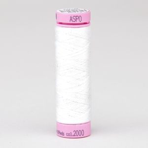 Univerzální šicí nit Amann ASPO 120 polyesterová, bílá 2000, návin 100m 