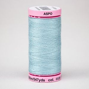 Univerzální šicí nit Amann ASPO 120 polyesterová, světle modrá našedlá 0020, návin 500m 