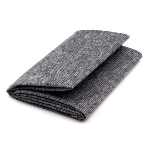 Vlizelín KUFNER V908B57 jednostranně lepící / nažehlovací, prošívaný, šedý, š. 90cm, 25+10+5g/m2 (látka v metráži)