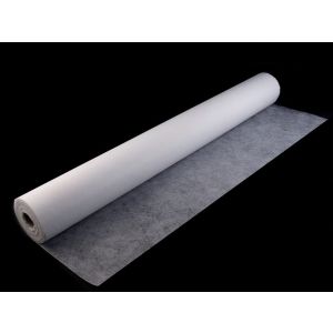 Vlizelín NOVOPAST oboustranně lepící / nažehlovací, jemný, bílý, š. 90cm, 20+15+15g/m2 (látka v metráži)