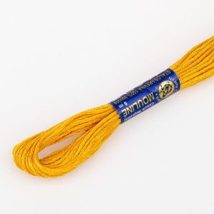 Vyšívací příze MOULINE / MULINKA 1292 papájově oranžová, jednobarevná, 2g/8m