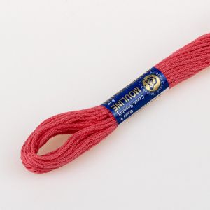 Vyšívací příze MOULINE / MULINKA 3262 temně nachová růžová, jednobarevná, 2g/8m