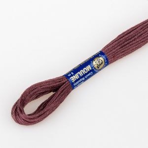 Vyšívací příze MOULINE / MULINKA 3862 hnědo-vínová, jednobarevná, 2g/8m