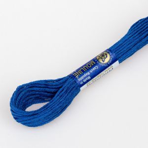 Vyšívací příze MOULINE / MULINKA 5652 inkoustová modrá, jednobarevná, 2g/8m