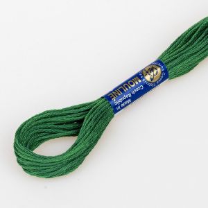Vyšívací příze MOULINE / MULINKA 6692 lesní zelená, jednobarevná, 2g/8m