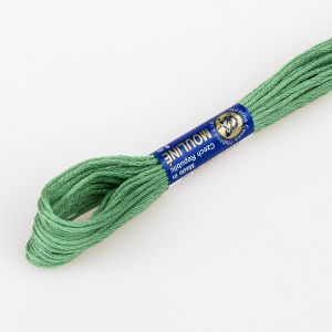 Vyšívací příze MOULINE / MULINKA 6852 lahvová zelená, jednobarevná, 2g/8m