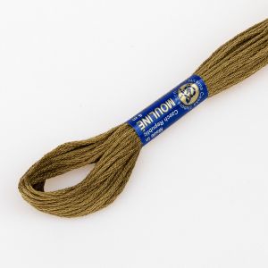 Vyšívací příze MOULINE / MULINKA 7872 skořicová hnědá, jednobarevná, 2g/8m