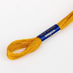 Vyšívací příze NORMA / BAVLNKA 1292 papája oranžová, jednobarevná, 1,5g/15m