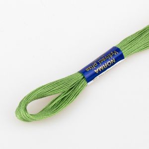 Vyšívací příze NORMA / BAVLNKA 6242 hruškové zelená, jednobarevná, 1,5g/15m