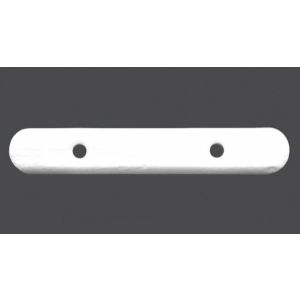 Olůvko / těžítko 56x11mm, boční, bílé, váha 25g