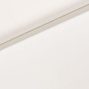 Žebrovaný bavlněný úplet 6201 0102 hladký, smetanový, š.180cm (látka v metráži)